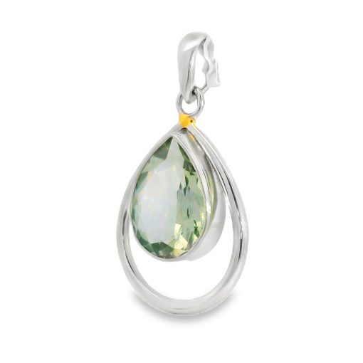 Prasiolite Pendant - 3.9g - Image 2
