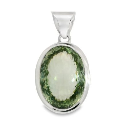 Prasiolite Pendant - 27.6g
