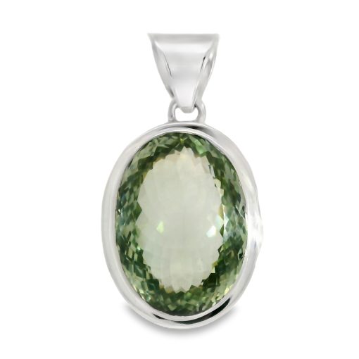 Prasiolite Pendant - 27.6g