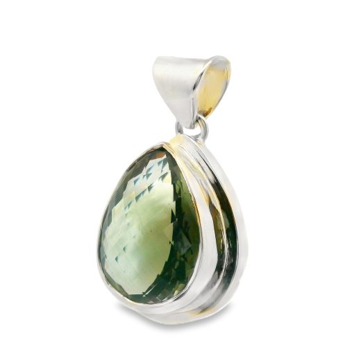 Prasiolite Pendant - 21.3g - Image 2