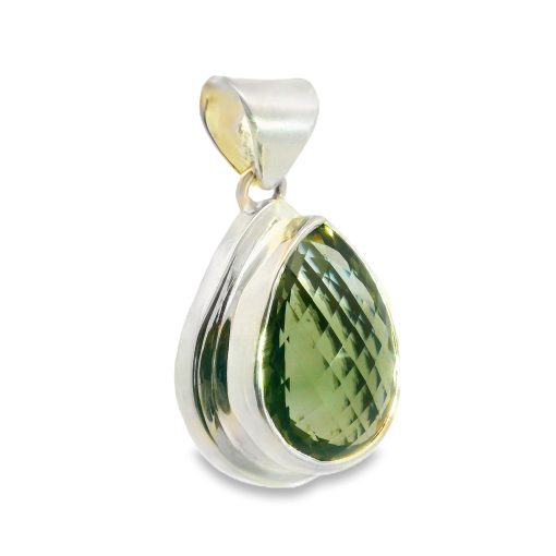 Prasiolite Pendant - 21.3g - Image 3