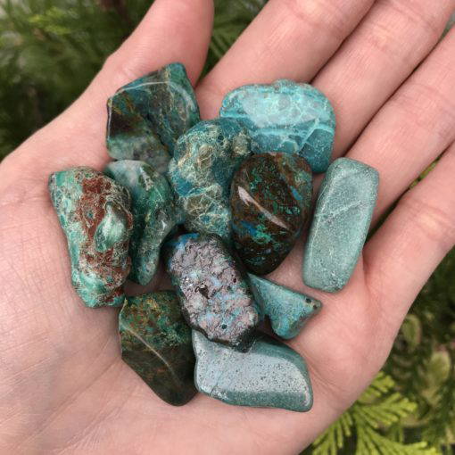 Chrysocolla tumbled small