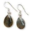 Labradorite Peardrop Drop Earrings