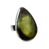 Prehnite Ring - Size P - 15.1 grams
