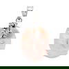 Rose Quartz Pendant with silver detailing 5-8.1g