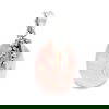 Rose Quartz Pendant with silver detailing 5-8.1g - Image 2