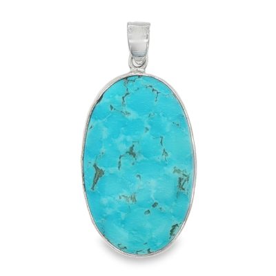 Cornish Turquoise Pendant - 9.14 grams