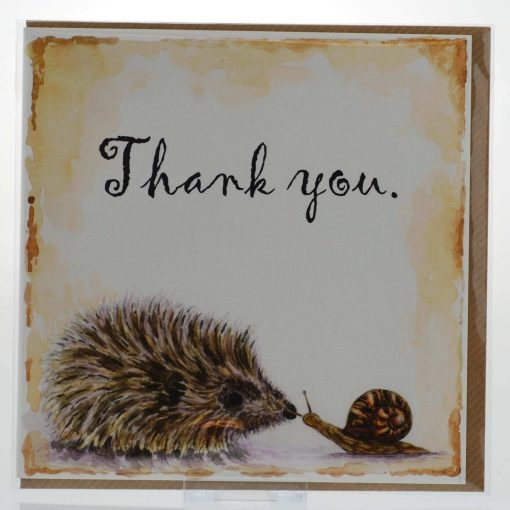 Thank You (Hedgehog) Card