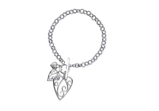 Lily & Lotty Sterling Silver & Diamond Bracelet