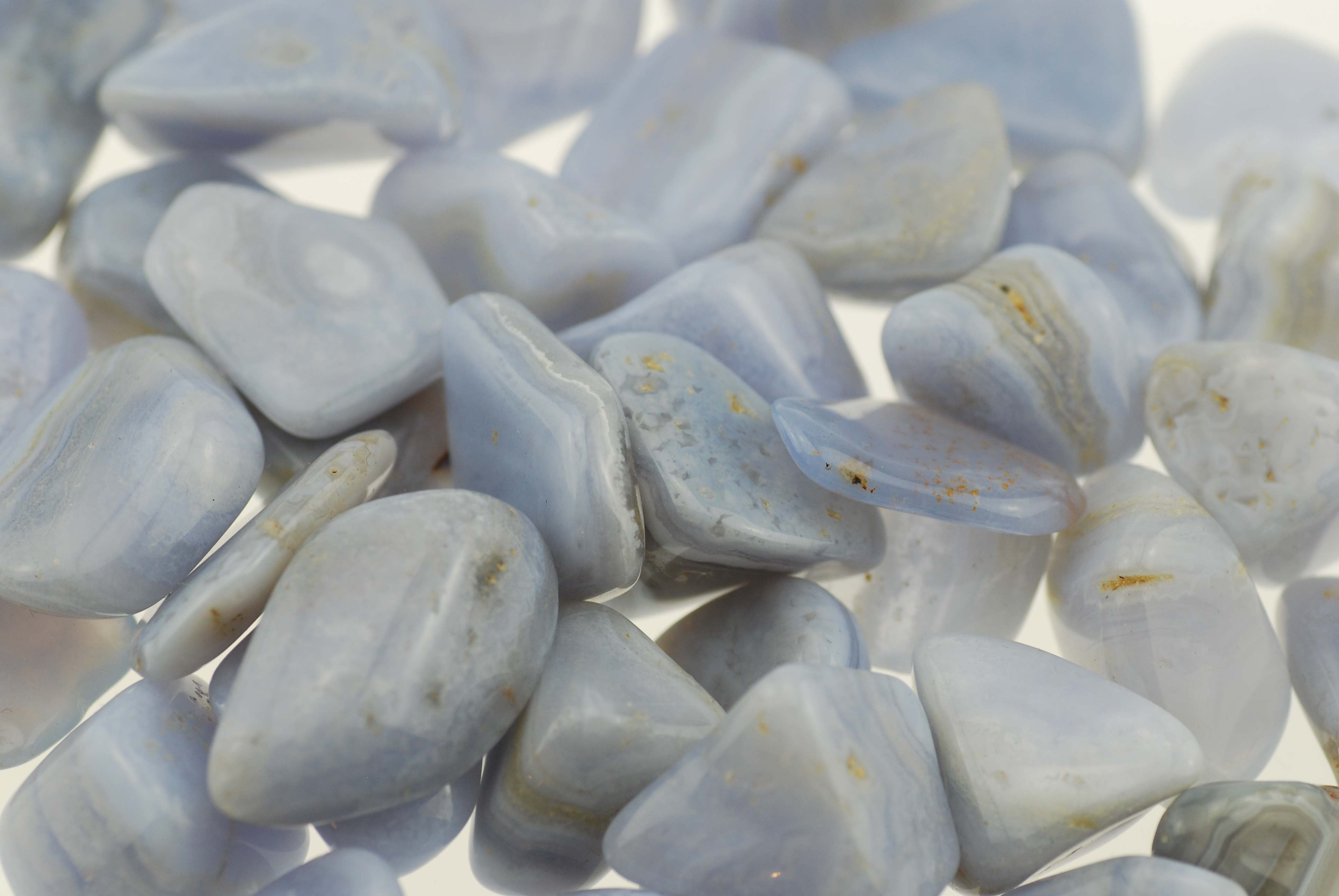 Blue Lace Agate Happy Glastonbury