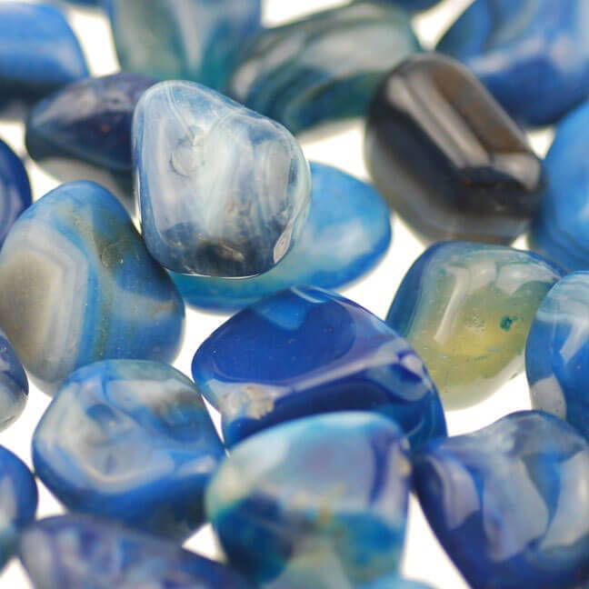 2737 blue banded agate