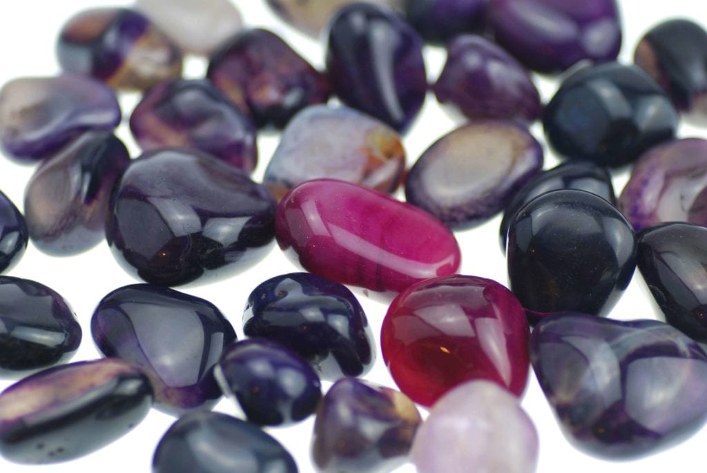 purple agate properties