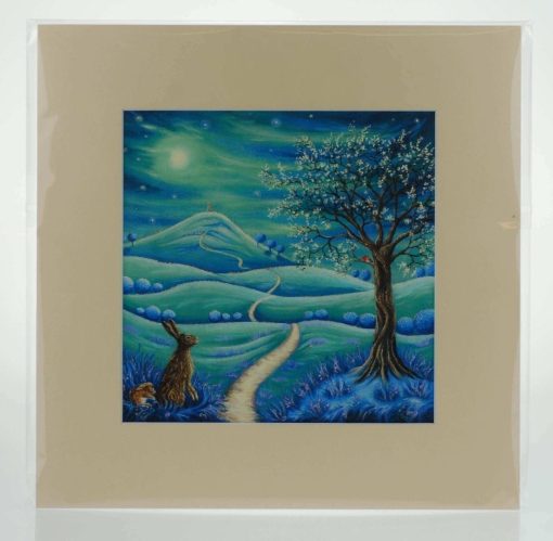 Under the Sacred Tree Mounted Print