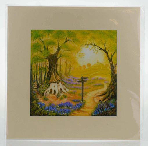 Faery Woods Mounted Print