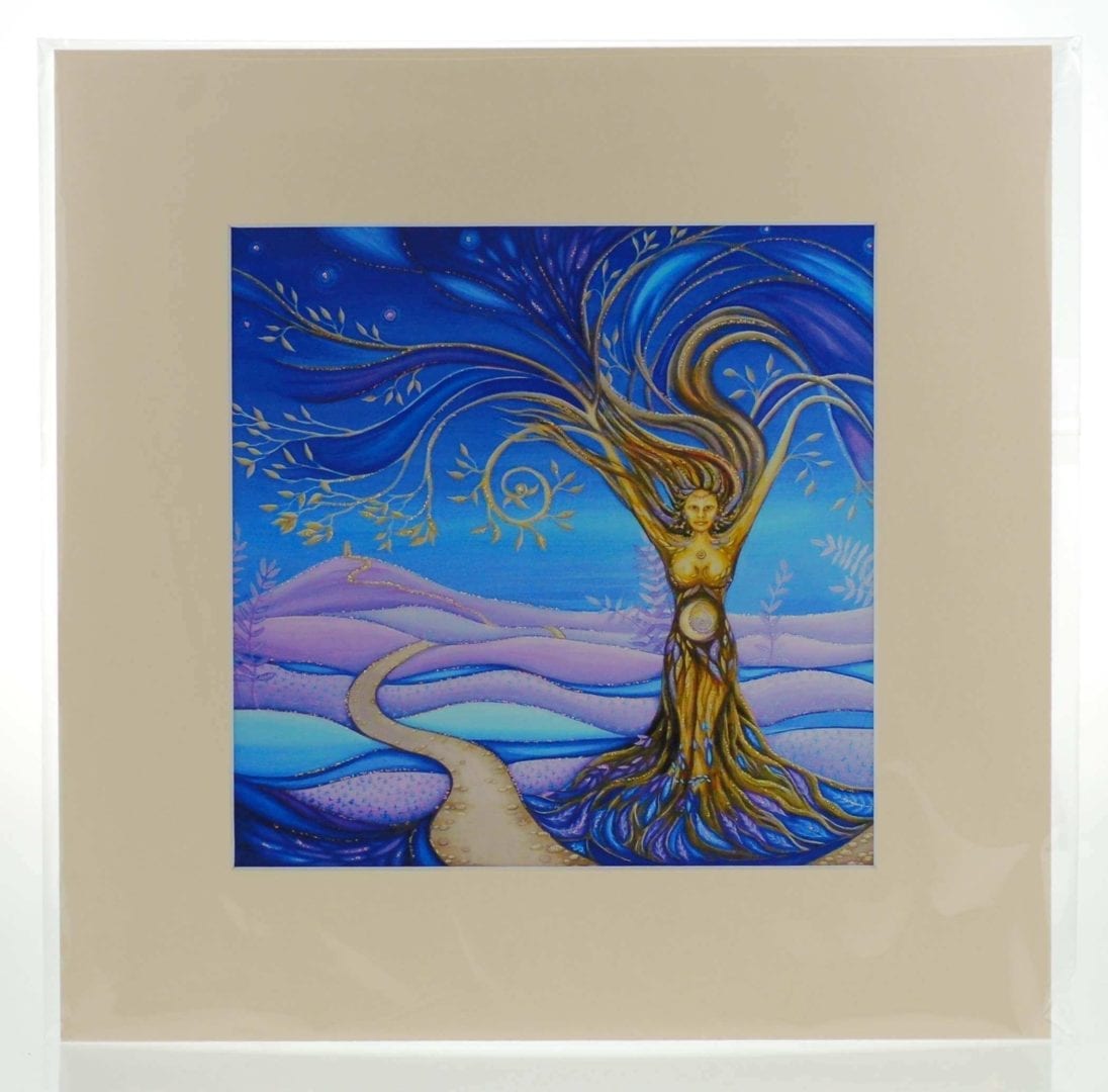 Wisdom of the Goddess Mounted Print