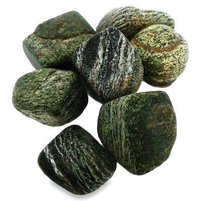 Chrysotile in Serpentine Tumbled 15-25g