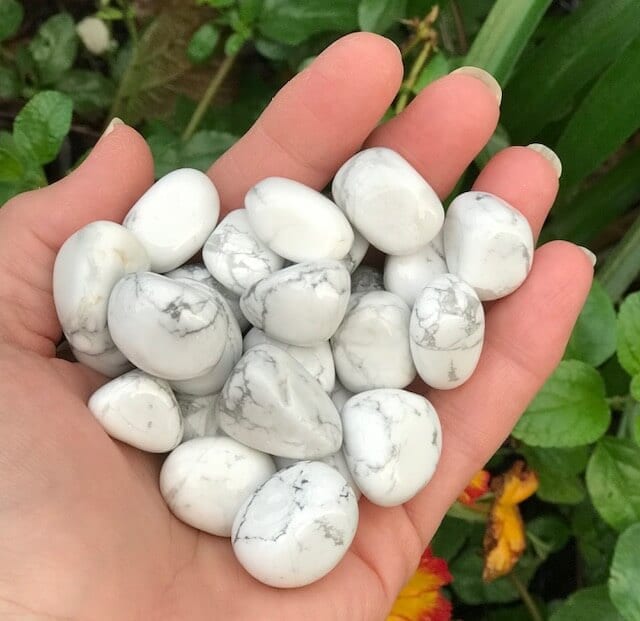 Howlite happy glastonbury crystals gems