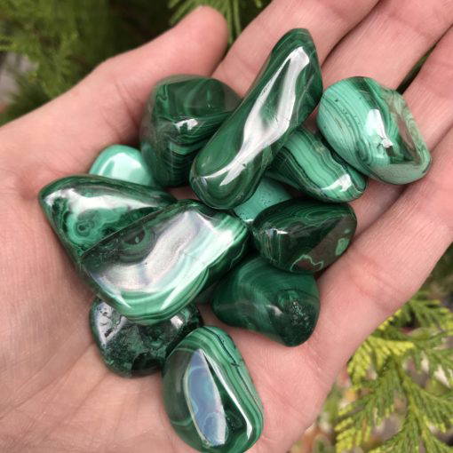 Malachite tumbled small