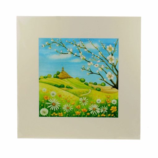Image shows spring blossom promise print