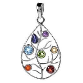 sprig design chakra pendant