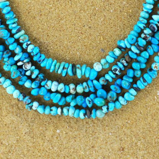 4 Strand Turquoise Navajo Necklace