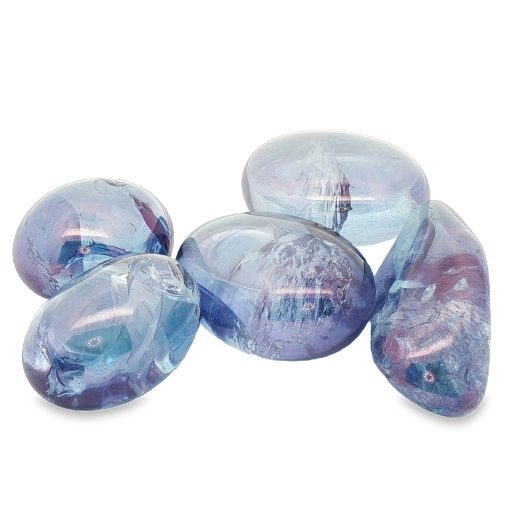 Tanzanite Aura Quartz - Medium Tumbled 10-15g