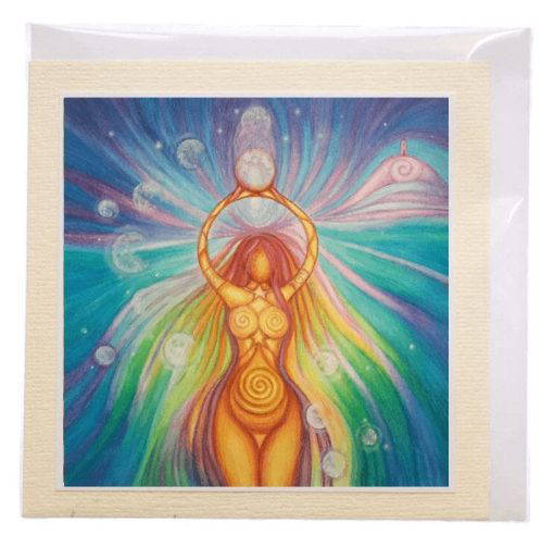 goddess of light card