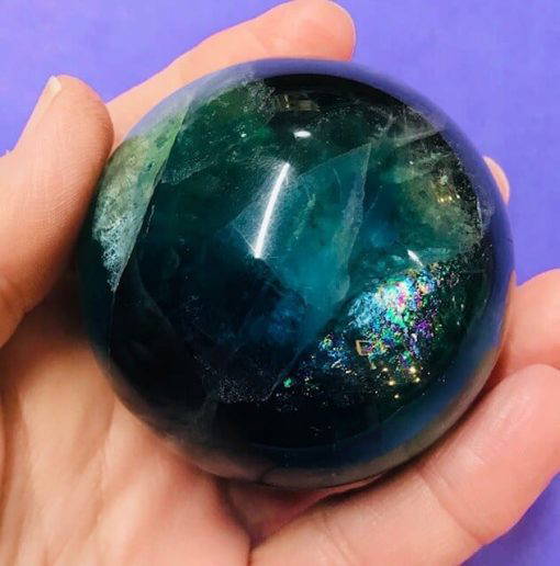 Fluorite Sphere 379 grams