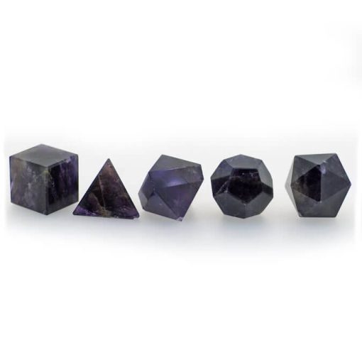 Amethyst Geometric Shape Set