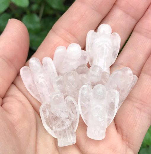 Clear Quartz Pocket Angel