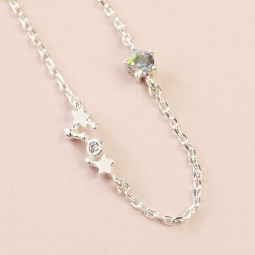 Scorpio Constellation & Birthstone Necklace