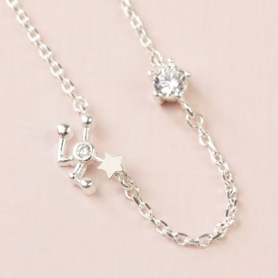 Taurus Constellation & Birthstone Necklace