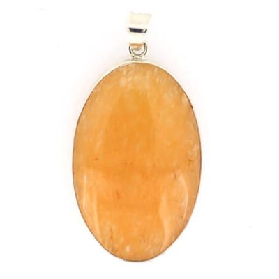 Yellow Aventurine Oval Pendant 11.4 grams