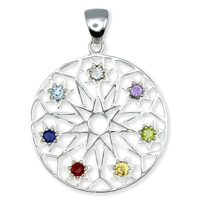 Chakra Star Design Pendant