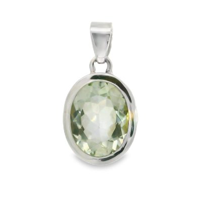 Prasiolite Pendant - 12.2 grams