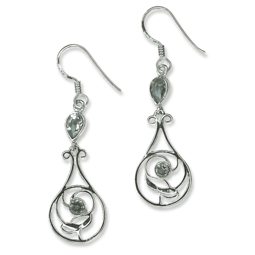 Topaz Drop Earring - 2.6 grams