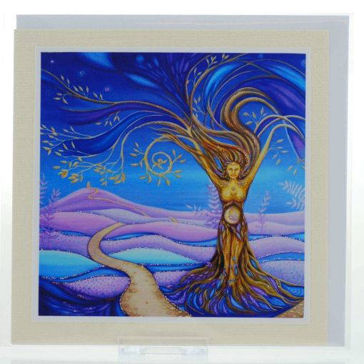 Wisdom of the Goddess Card- Happy Art