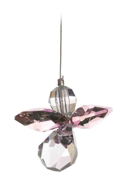 Swarvoski Crystal Guardian Angel - Rose