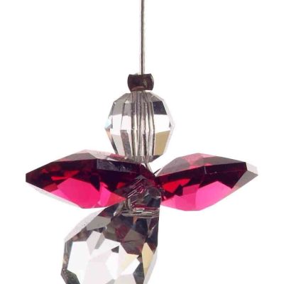 Swarvoski Crystal Guardian Angel - Ruby