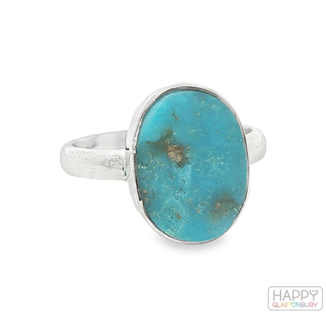 Sleeping Beauty Turquoise Ring - UK ring size O - Image 2