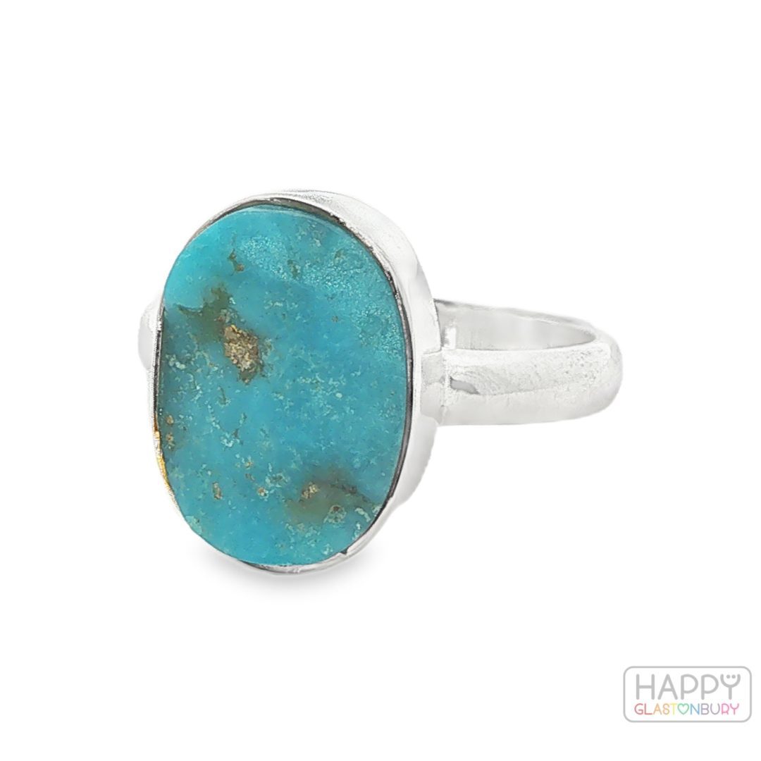 Sleeping Beauty Turquoise Ring - UK ring size O - Image 3