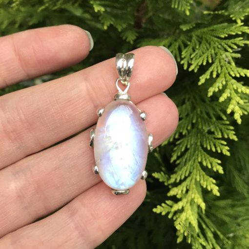 Rainbow Moonstone Pendant - 8.2 grams - Image 2