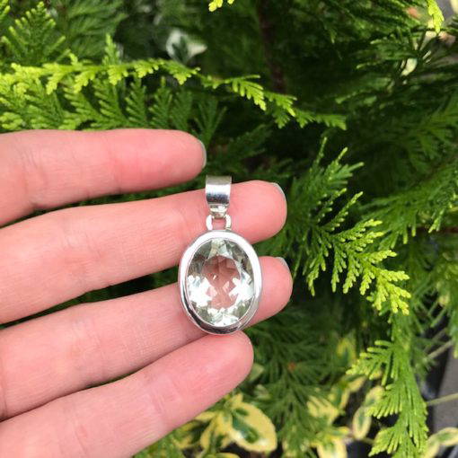 Prasiolite Pendant - 12.2 grams - Image 3