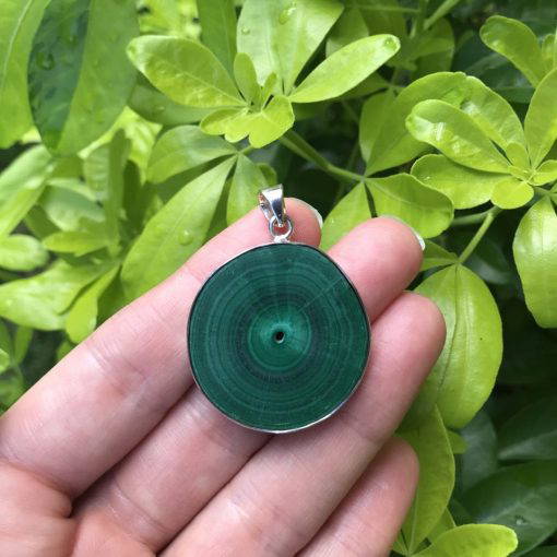 Stalactite Malachite Pendant - 15.24 grams - Image 3