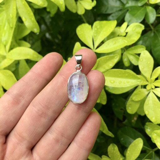 Rainbow Moonstone Pendant - 5.16 grams - Image 2