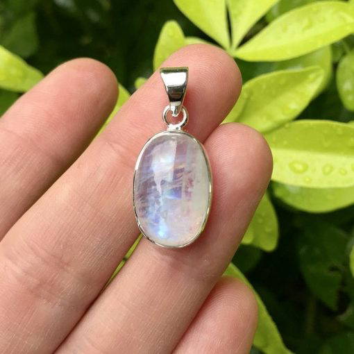 Rainbow Moonstone Pendant - 5.16 grams - Image 3