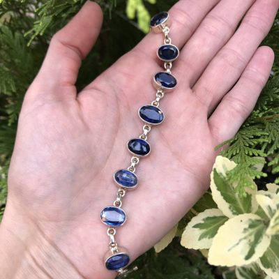 Faceted Kyanite Bracelet -18.86 grams