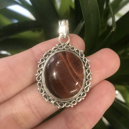 Red Tigers Eye Pendant - 7.3 grams
