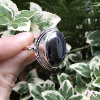 Hematite Ring - 12.20 grams - Size T