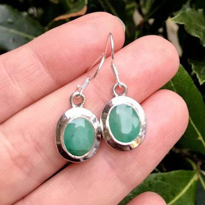 Emerald Earrings - 8.47 grams